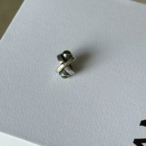 Pandora 925 ALE green muranum charm​​​ - Picture 6 of 7